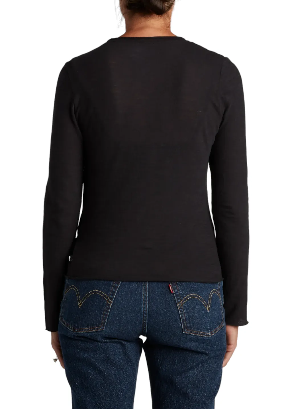 Levi's - Lightweight Slub LS - Caviar sold by Hardpressed Print Studio product image thumbnail 3