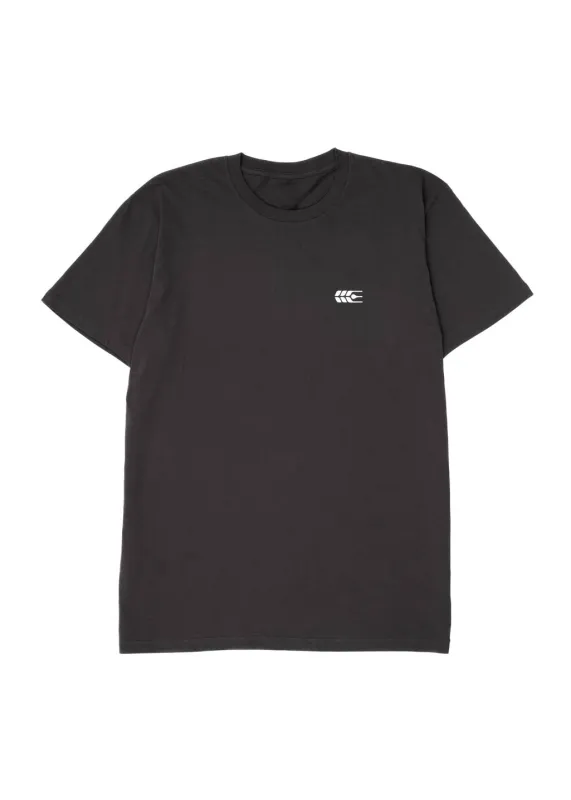 Minimal Grain Tee | Charcoal | Unisex made by Hardpressed Print Studio