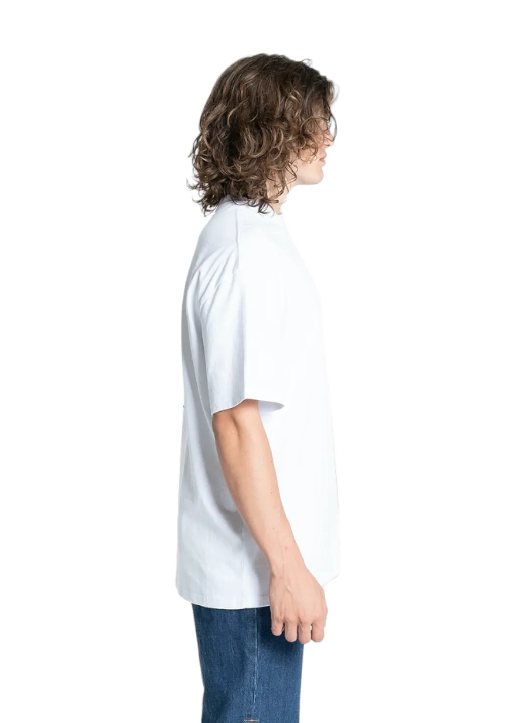 THRILLS - Controlled Damage Box Fit Oversize Tee - White sold by Hardpressed Print Studio product image thumbnail 3