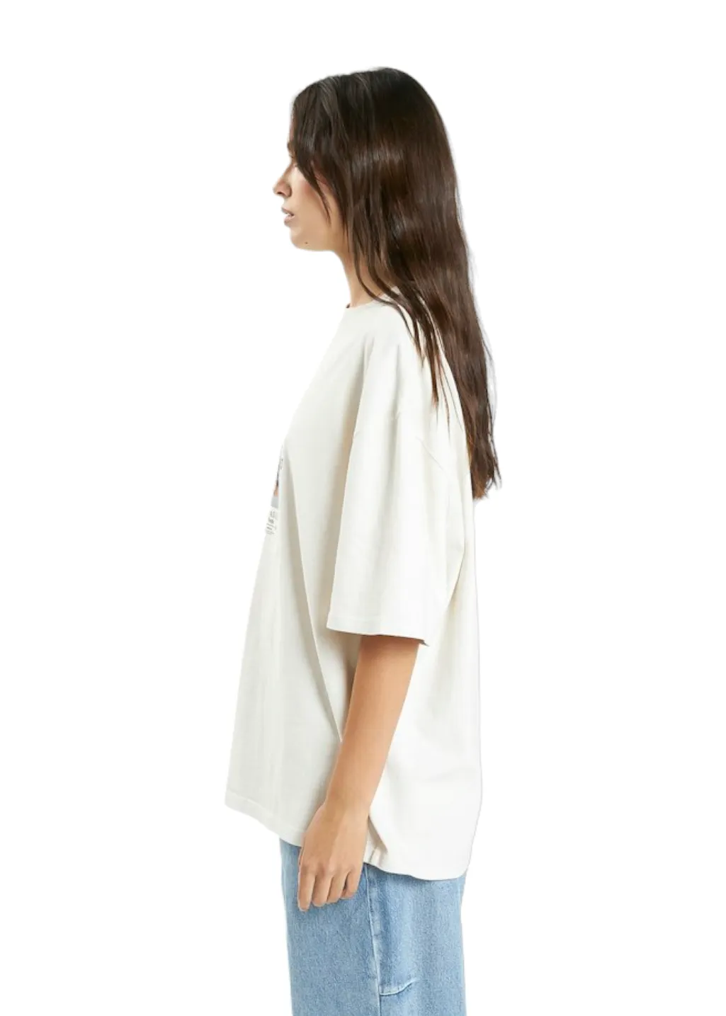 THRILLS - Reality Check Oversized Tee - Heritage White sold by Hardpressed Print Studio product image thumbnail 5
