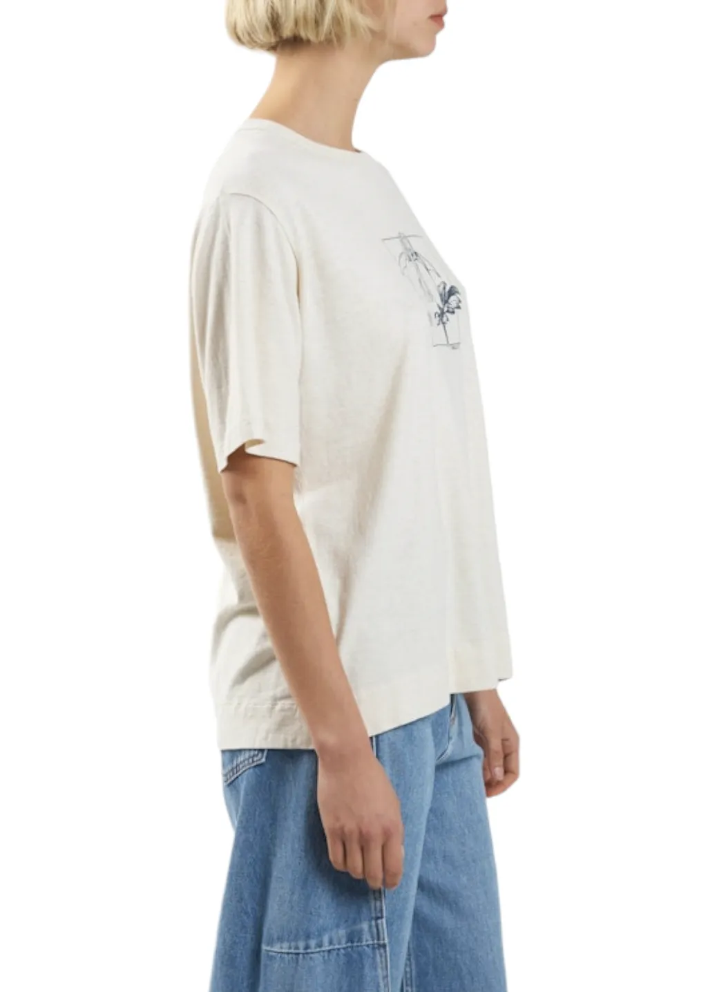 THRILLS - Experience Hemp Box Tee - Unbleached sold by Hardpressed Print Studio product image thumbnail 3
