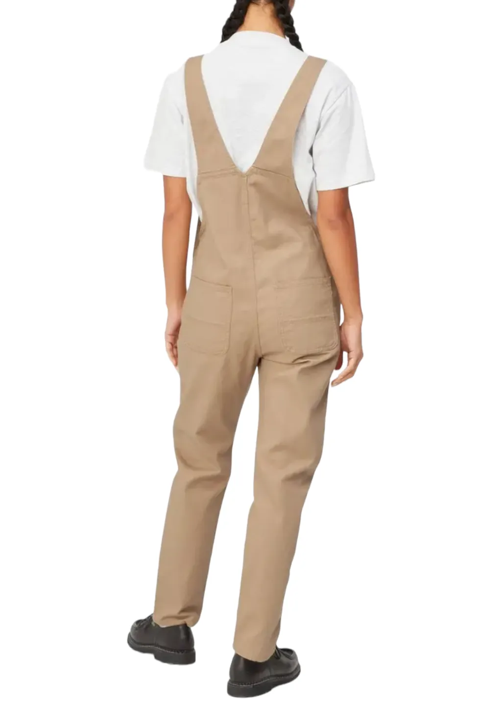 Carhartt WIP - W' Bib Overall Straight - Dusty H Brown Rinsed sold by Hardpressed Print Studio product image thumbnail 3