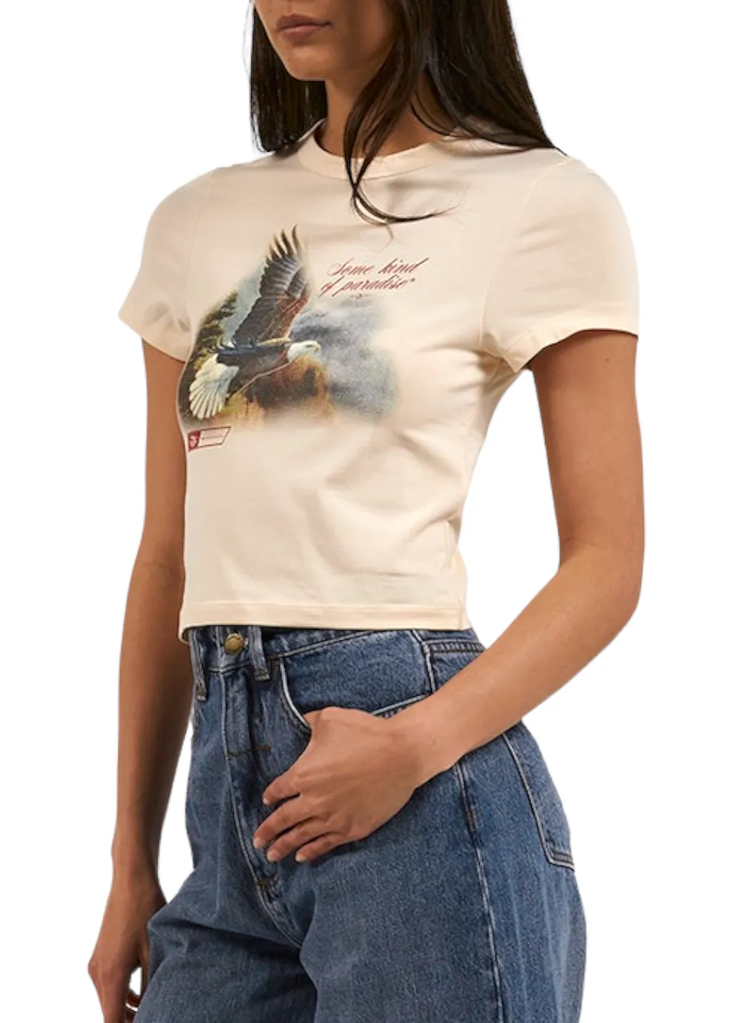 THRILLS - Beholder Y2K Tee - Cotton Cream sold by Hardpressed Print Studio product image thumbnail 3