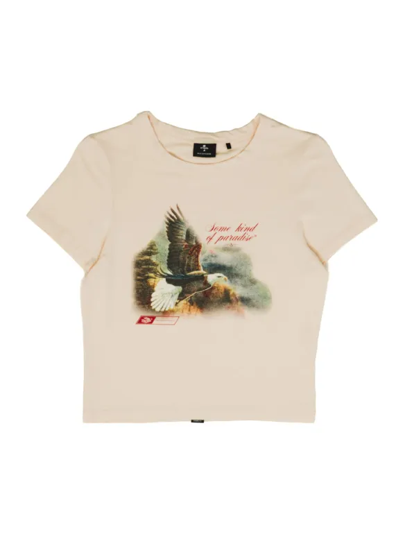 THRILLS - Beholder Y2K Tee - Cotton Cream made by Thrills