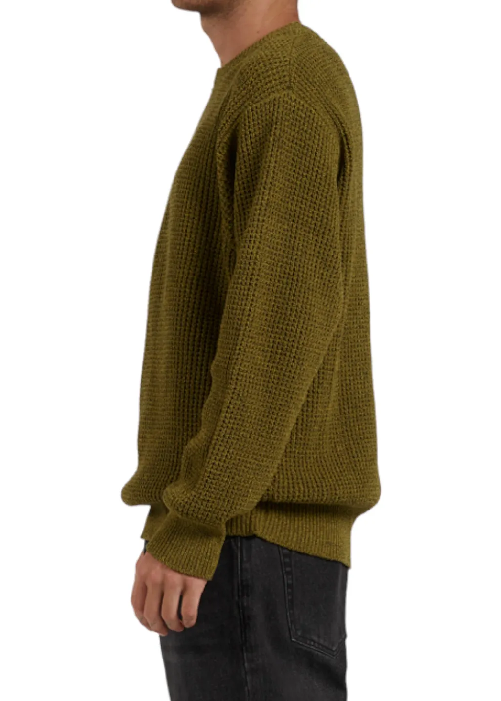 THRILLS - Reaction Crew Knit - Antique Moss sold by Hardpressed Print Studio product image thumbnail 4