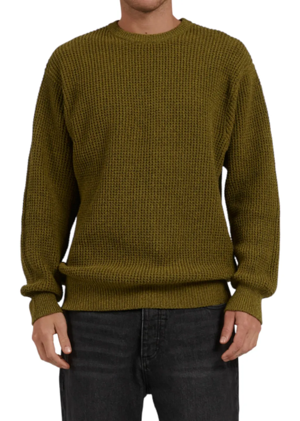THRILLS - Reaction Crew Knit - Antique Moss sold by Hardpressed Print Studio product image thumbnail 2