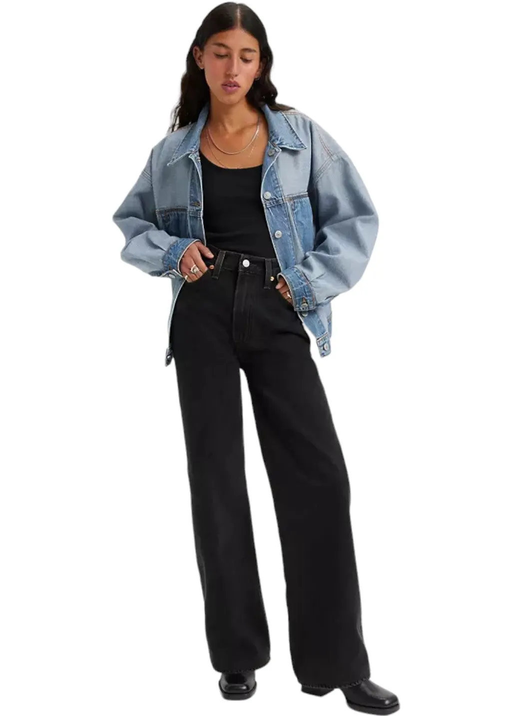 Levi's - Ribcage Wide Leg - Rosie Posie sold by Hardpressed Print Studio product image thumbnail 2