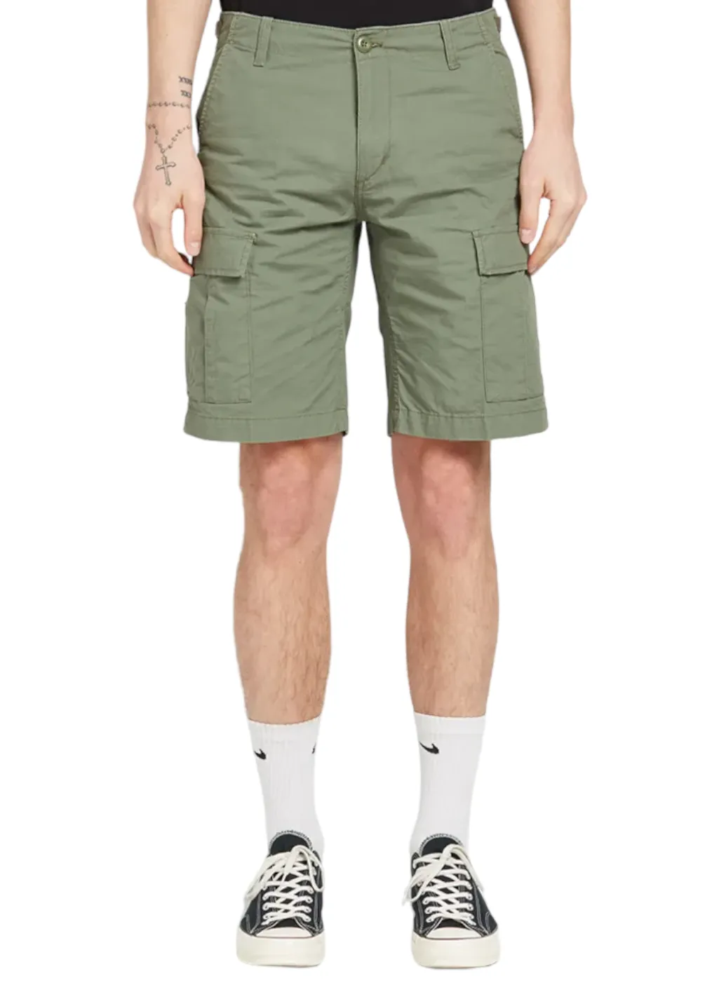 Carhartt WIP - Aviation Short - Dollar Green Rinsed sold by Hardpressed Print Studio product image thumbnail 2