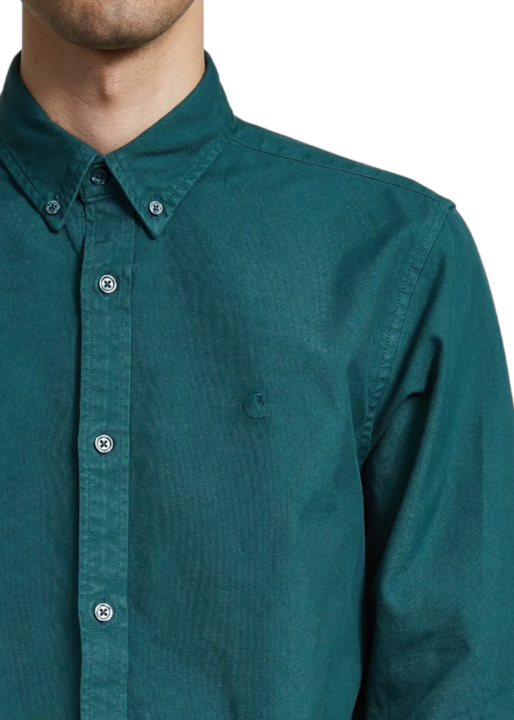 Carhartt WIP - L/S Bolton Shirt - Botanic Garment Dyed sold by Hardpressed Print Studio product image thumbnail 3