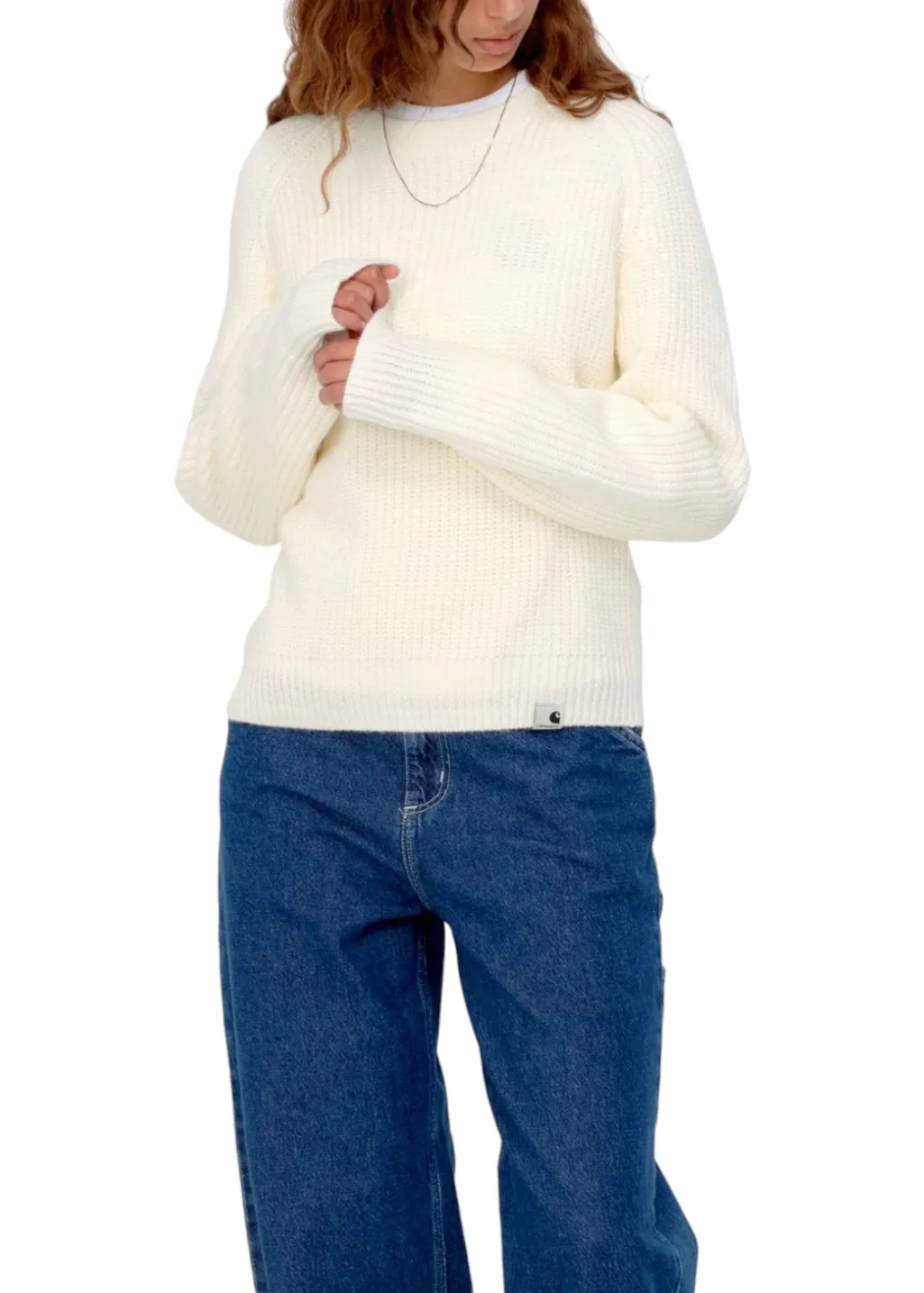 Carhartt WIP - W' Emma Sweater - Wax sold by Hardpressed Print Studio product image thumbnail 2