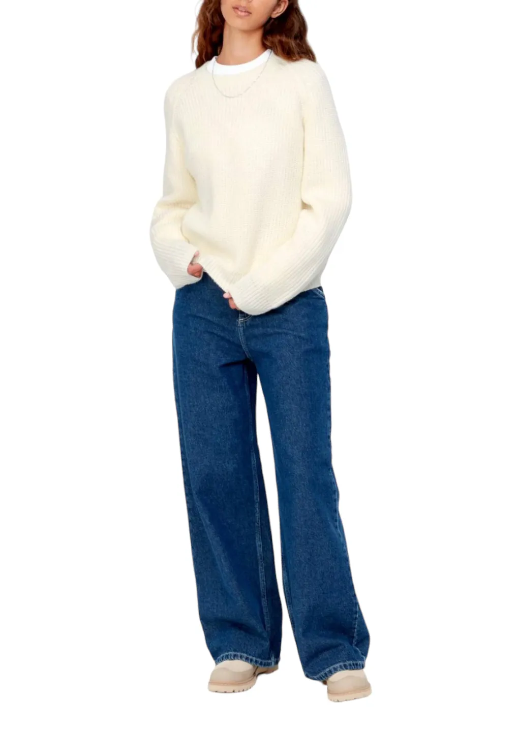 Carhartt WIP - W' Emma Sweater - Wax sold by Hardpressed Print Studio product image thumbnail 4