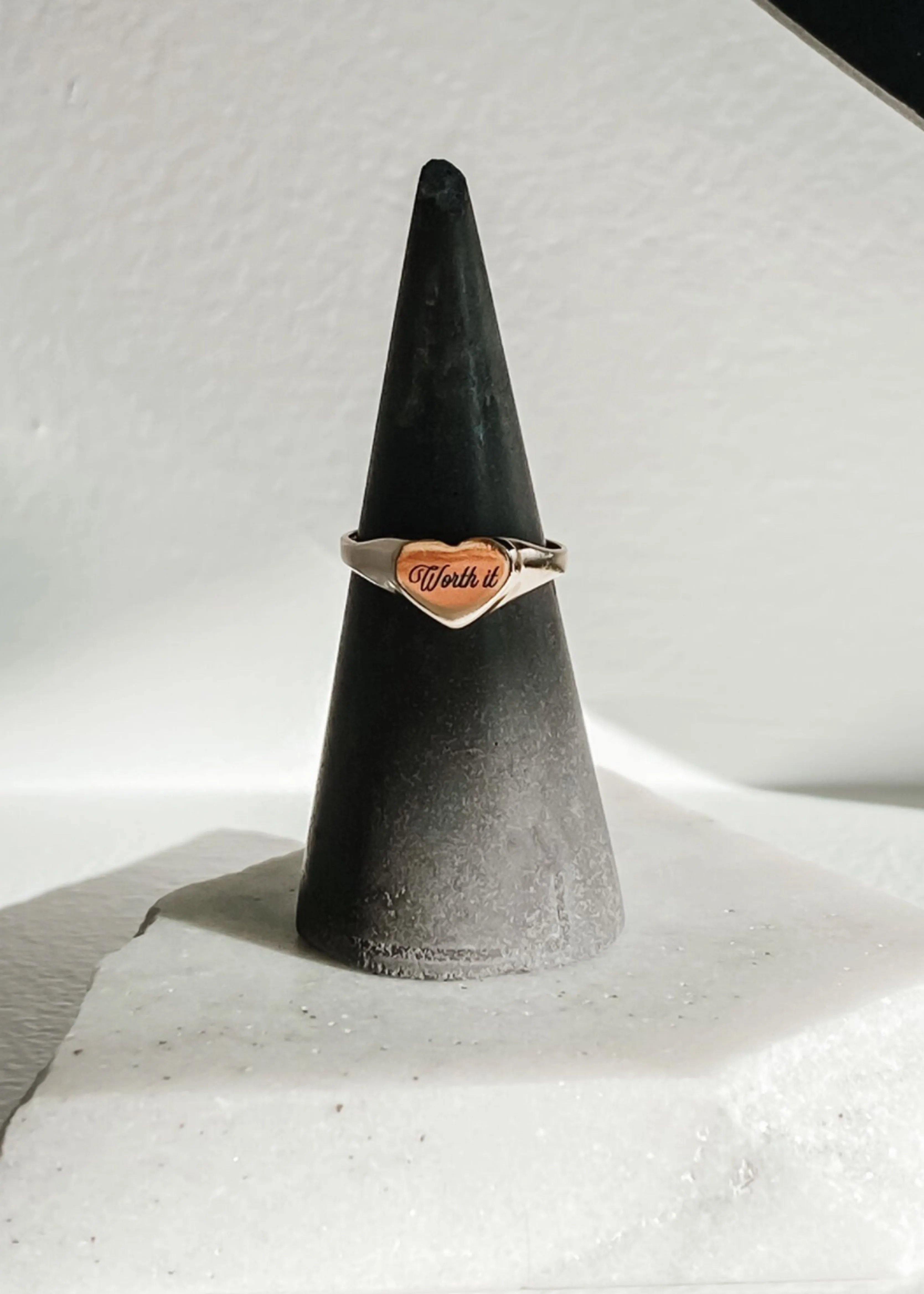 Oneiro Designs - Worth It Ring sold by Hardpressed Print Studio product image thumbnail 3