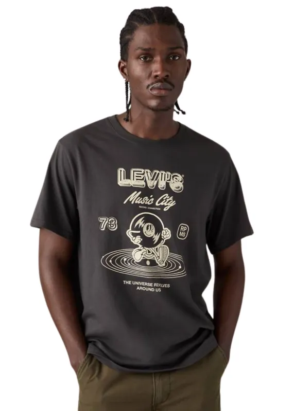 Levi's - SS Relaxed Fit Tee - Music City 2 Phantom made by Levi's