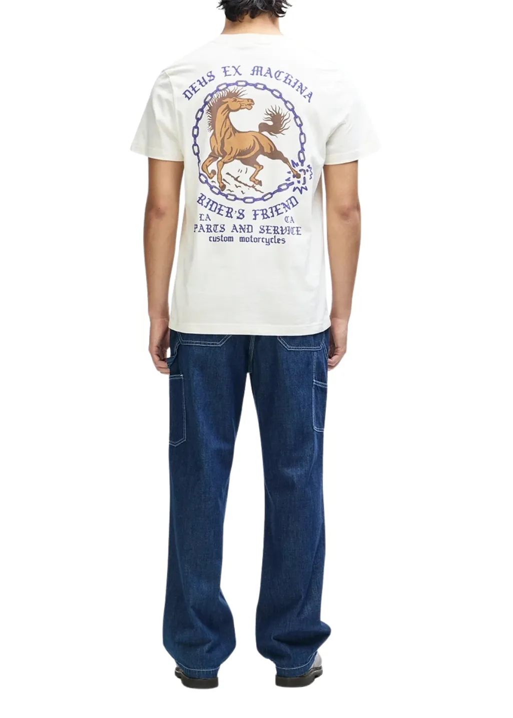 Deus Ex Machina - Unchained Tee - Vintage White sold by Hardpressed Print Studio product image thumbnail 5