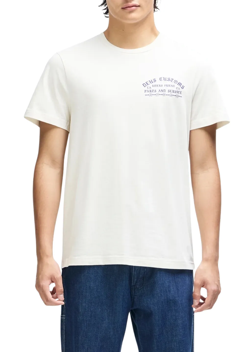 Deus Ex Machina - Unchained Tee - Vintage White sold by Hardpressed Print Studio product image thumbnail 2