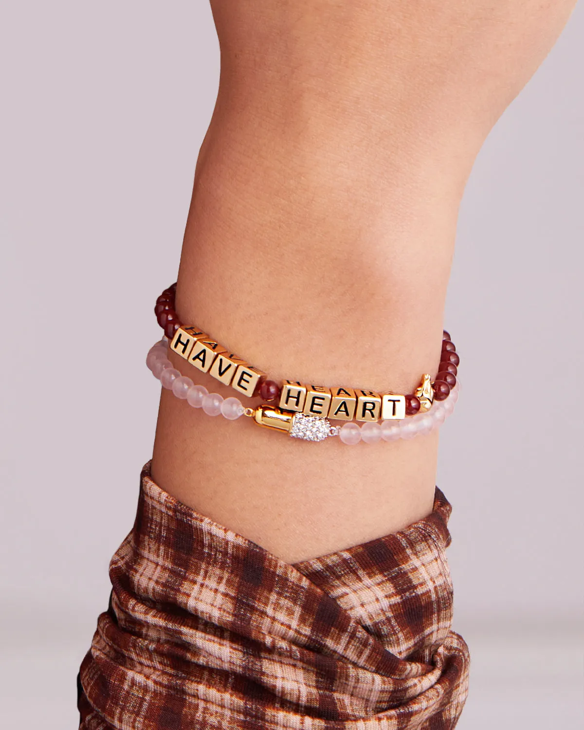 Have Heart Bracelet in Red Agate sold by V Coterie product image thumbnail 4