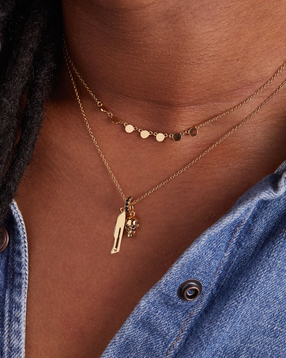 10 Blade Necklace sold by V Coterie product image thumbnail 2