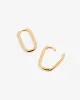 20 mm Oval Huggie Hoops sold by V Coterie