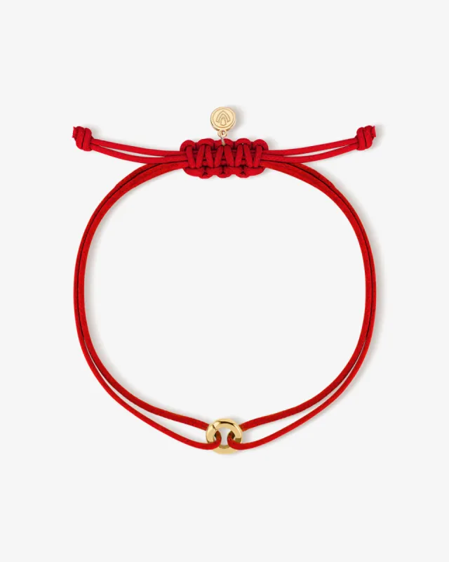 Double Cord Bracelet w/ Charm Holder sold by V Coterie