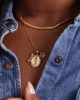 Oval Snake Necklace sold by V Coterie