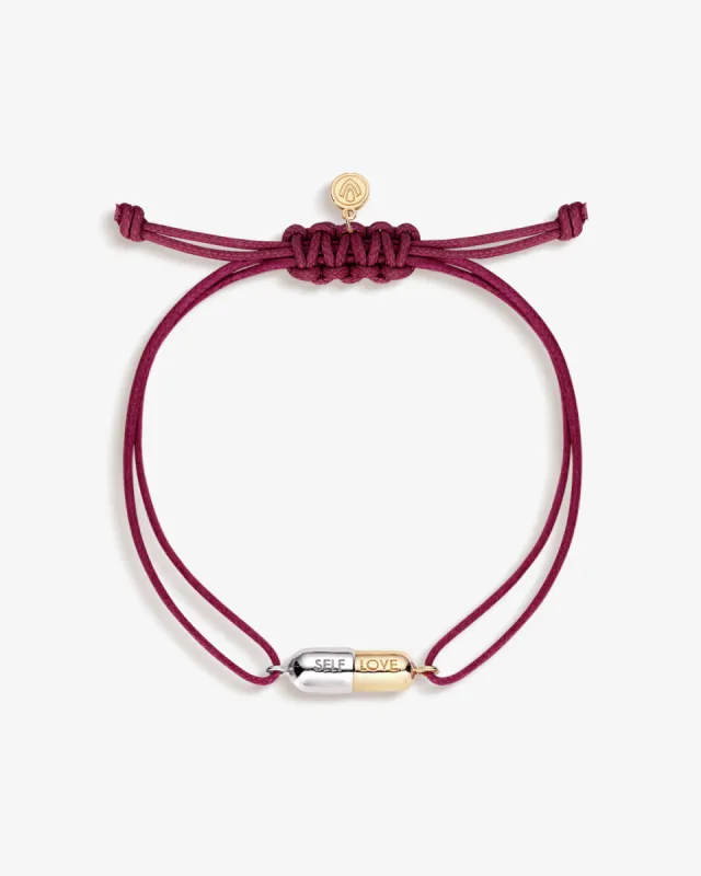 Self-Love Pill Double Cord Bracelet sold by V Coterie