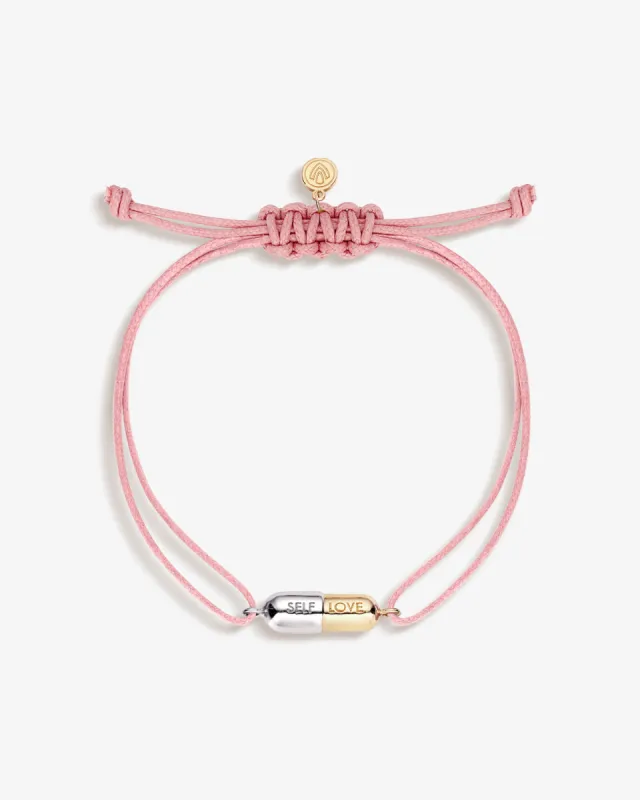 Self-Love Pill Double Cord Bracelet sold by V Coterie