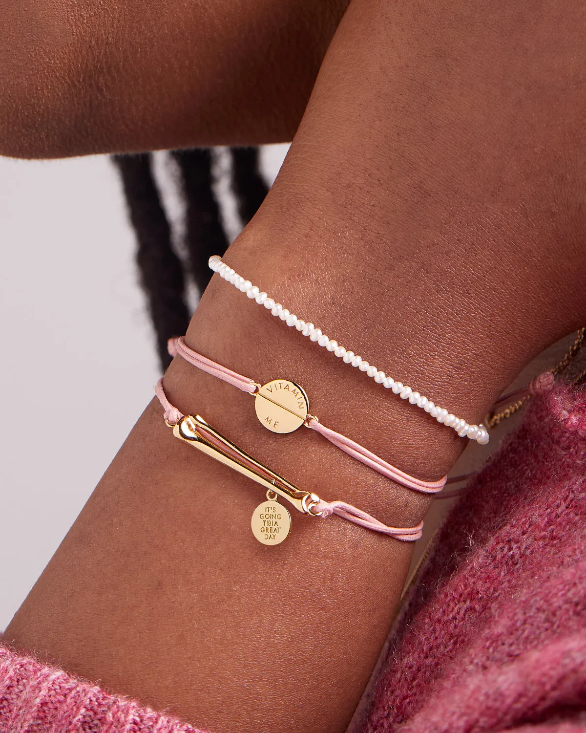 Pearl Seed Bead Bracelet sold by V Coterie product image thumbnail 3