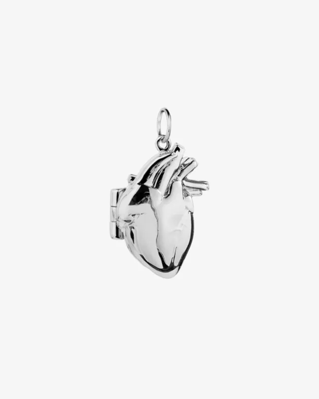 Anatomical Heart Locket Pendant sold by V Coterie