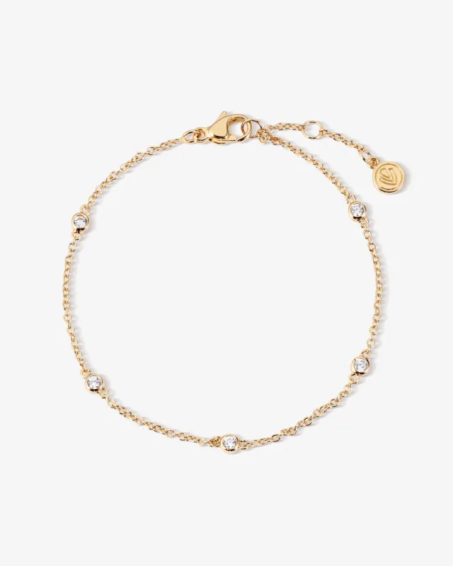 Multi Bezel Set Bracelet sold by V Coterie