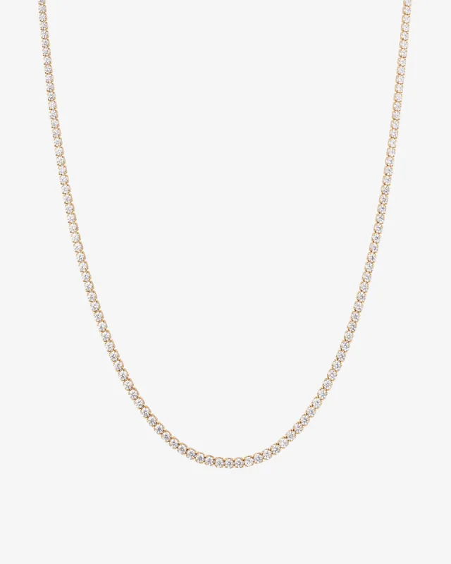 Micro Tennis Necklace sold by V Coterie