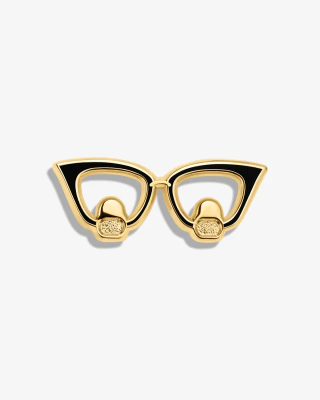 Cat Eye Loupes Lapel Pin sold by V Coterie