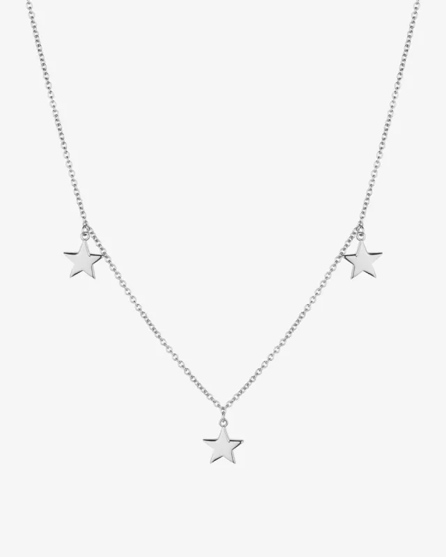 Trio Star Necklace sold by V Coterie