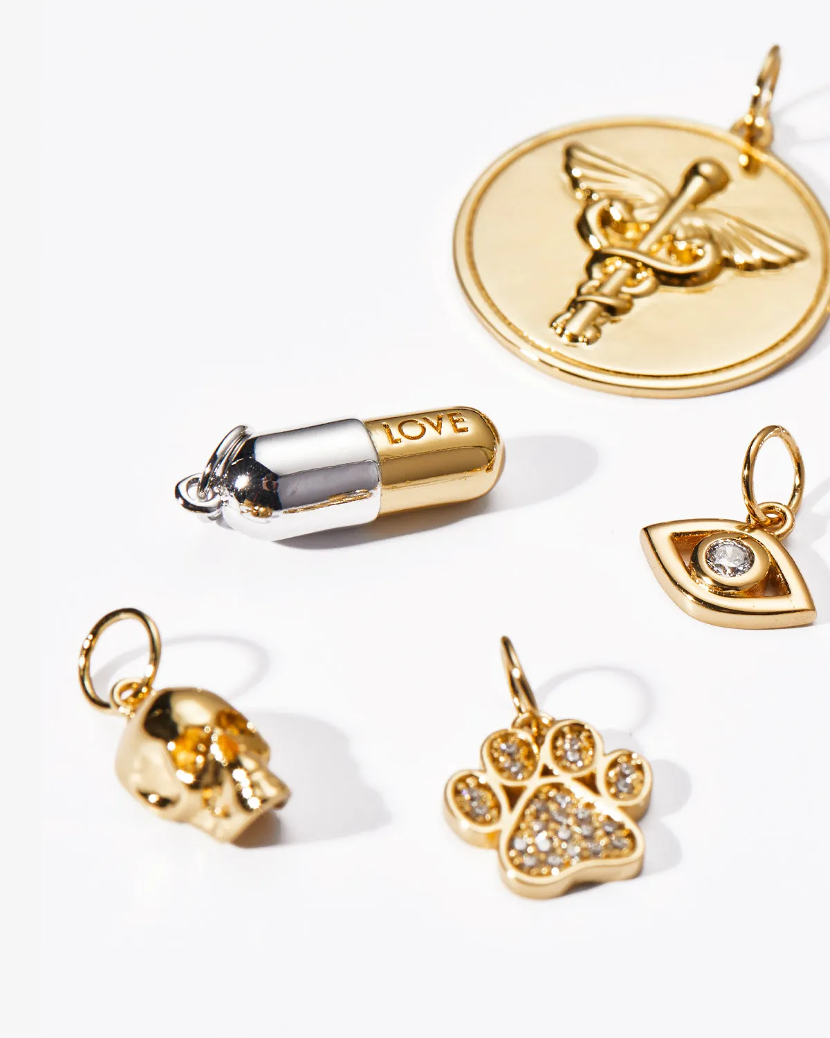 Love Pill Pendant Charm sold by V Coterie product image thumbnail 3