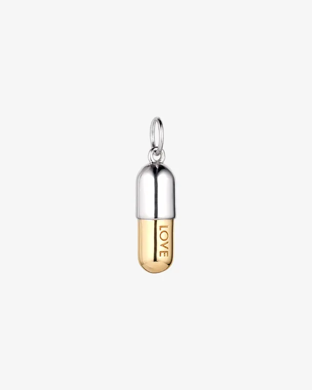 Love Pill Pendant Charm sold by V Coterie