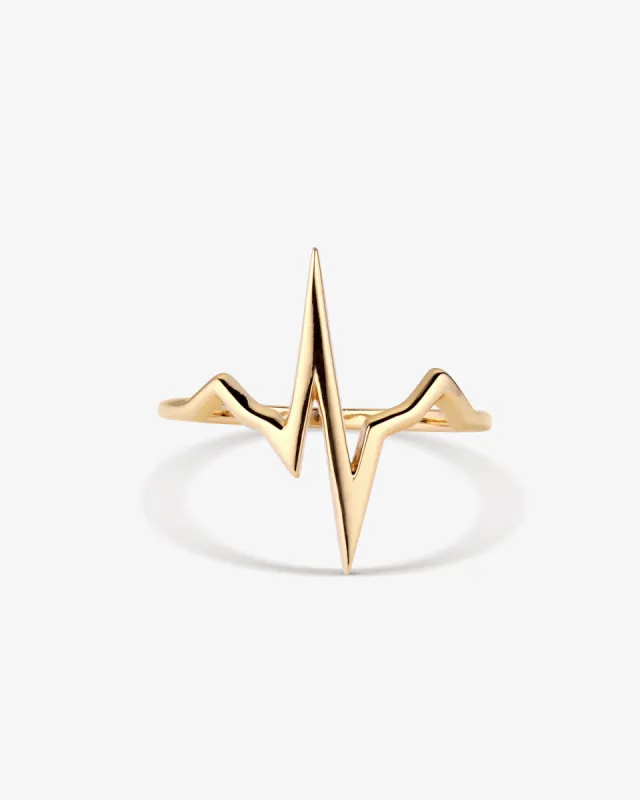 Heartbeat EKG Ring sold by V Coterie