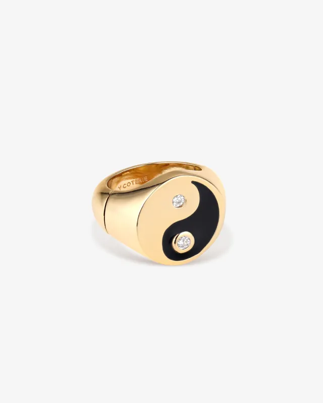 Enamel Yin Yang Charm for Stethoscope sold by V Coterie