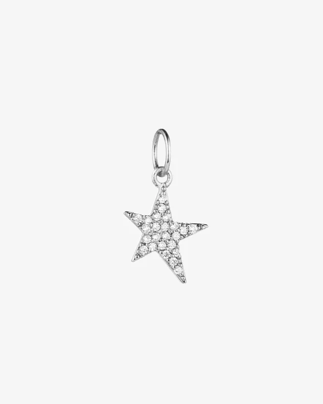 Super Star Pavé Pendant Charm sold by V Coterie