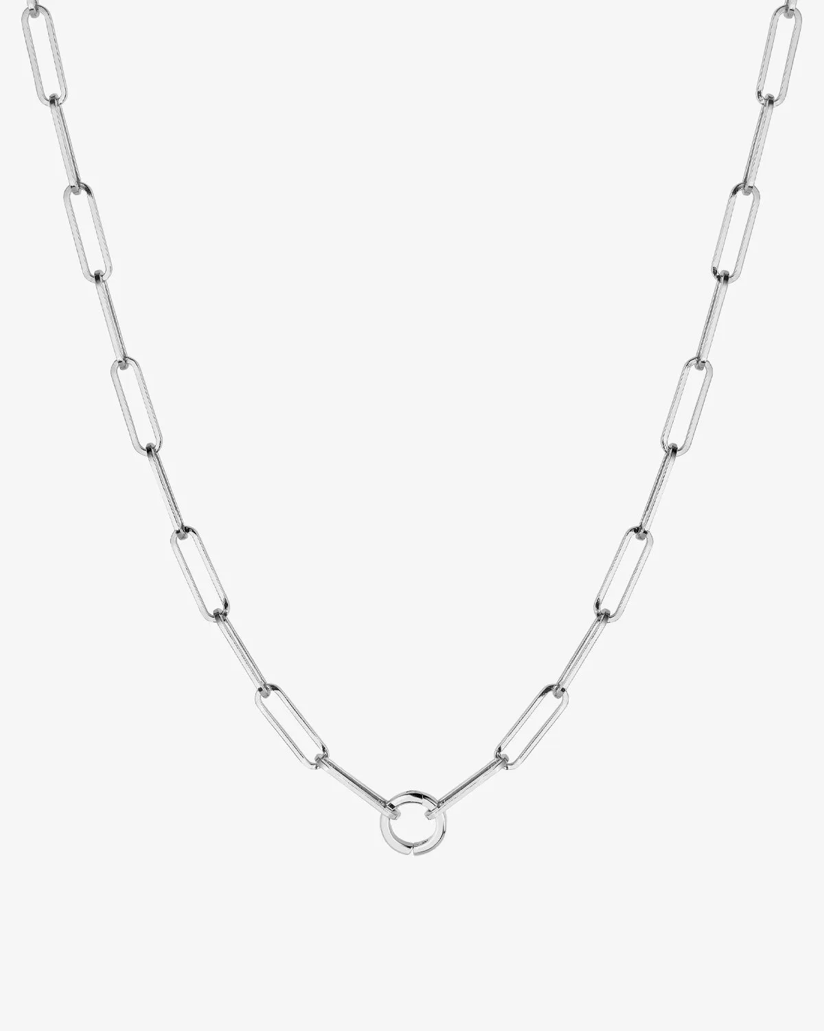 Paperclip Chain w/ Charm Holder sold by V Coterie