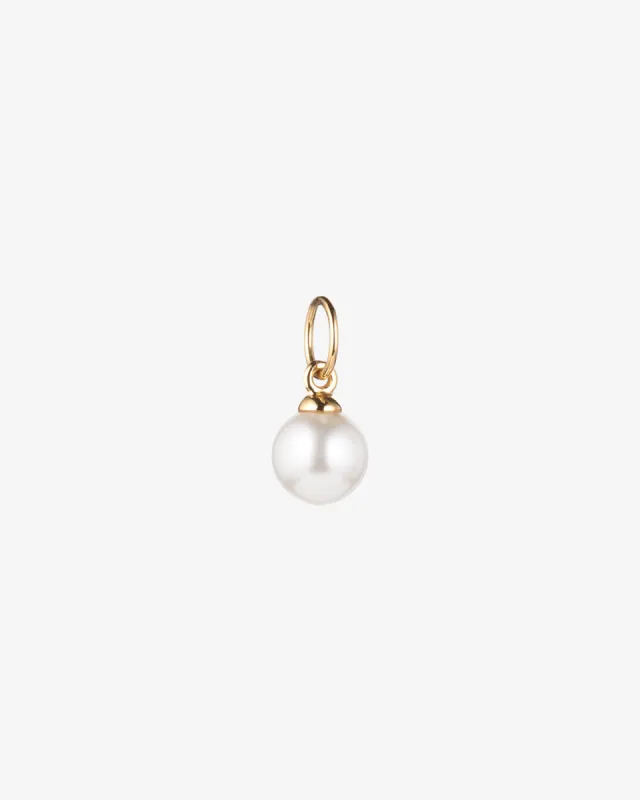Pearl Drop Pendant Charm sold by V Coterie