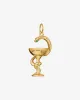 Modern Bowl of Hygieia (Pharmacy) Pendant Charm sold by V Coterie
