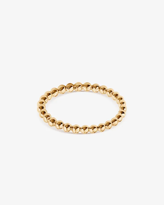 Beaded Ball Stacking Ring sold by V Coterie