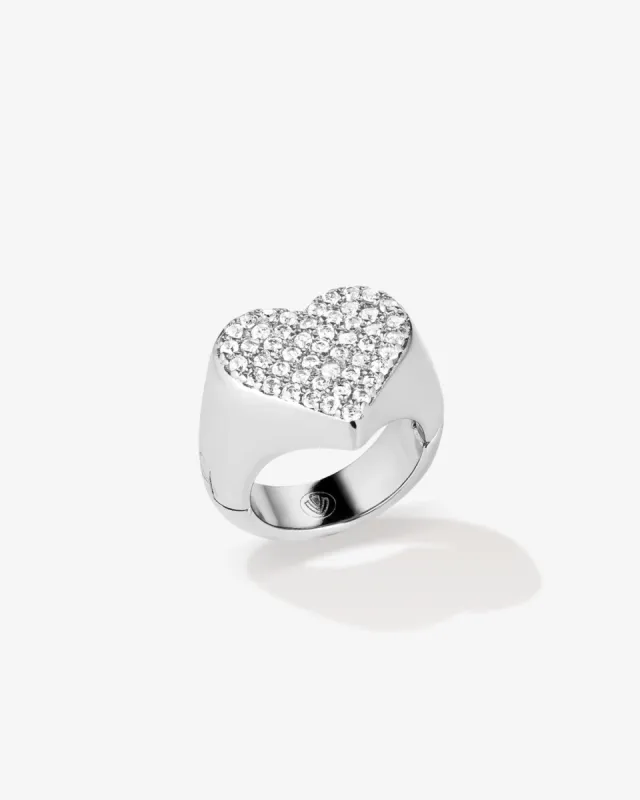 Pavé Heart Charm for Stethoscope sold by V Coterie