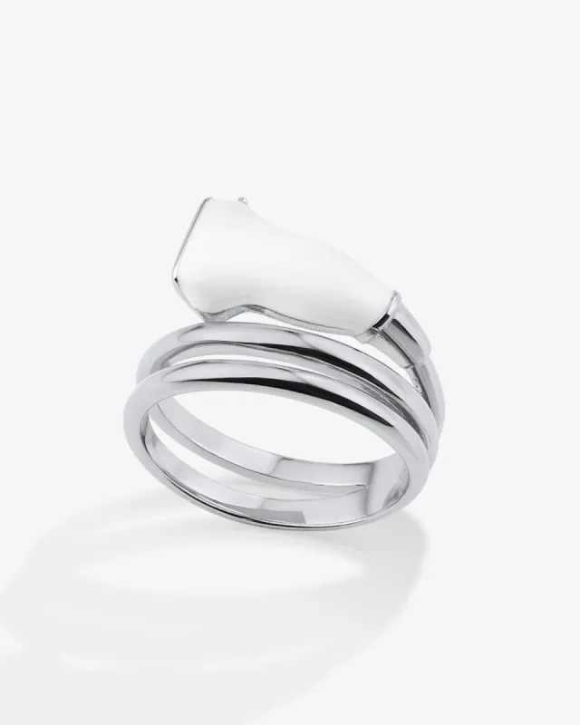 Ultrasound Transducer Enamel Ring sold by V Coterie