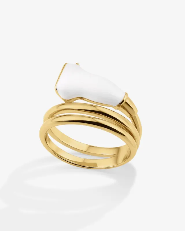 Ultrasound Transducer Enamel Ring sold by V Coterie