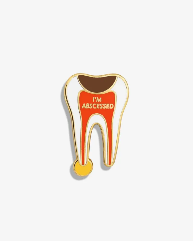 I'm Abscess-ed (Tooth w/ Abscess) Lapel Pin sold by V Coterie