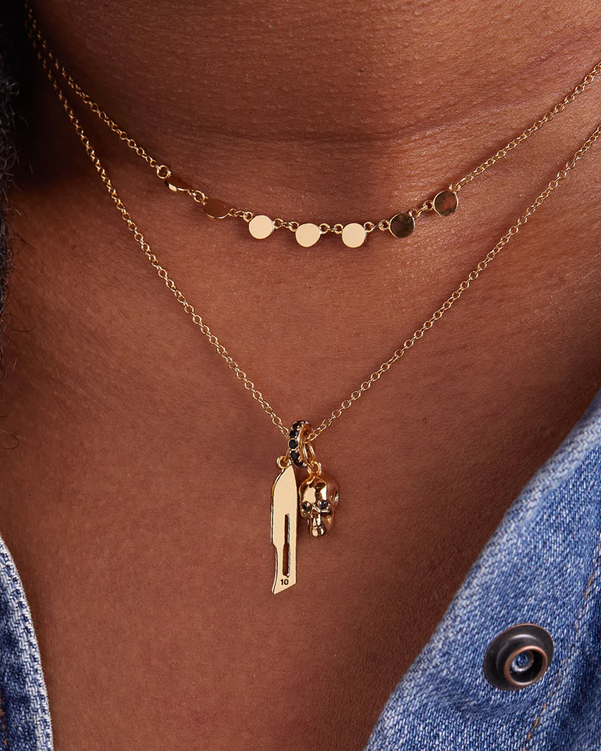 10 Blade Pendant Charm sold by V Coterie product image thumbnail 3