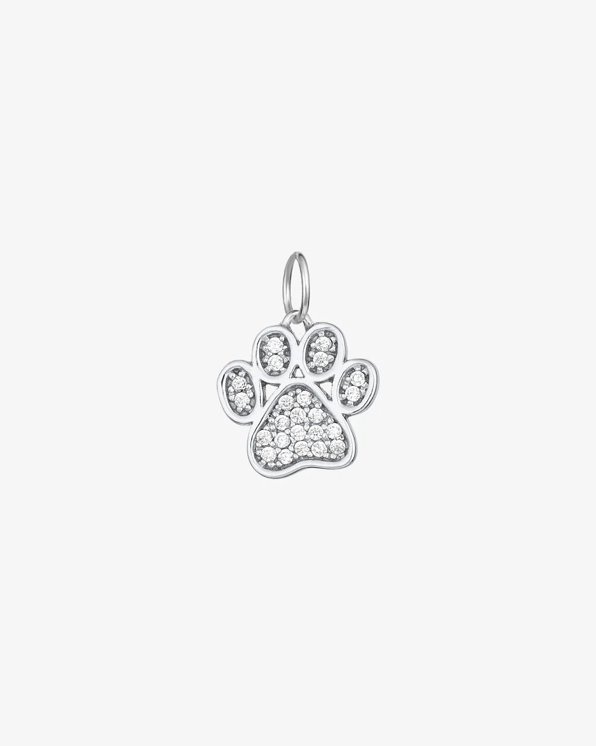 Paw Pavé Pendant Charm sold by V Coterie