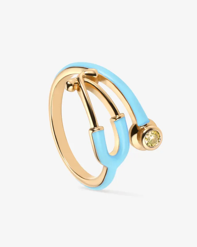 Stethoscope Enamel Ring sold by V Coterie
