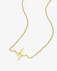 Heartbeat EKG Necklace sold by V Coterie