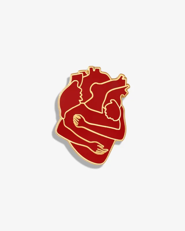 Self-Love Anatomical Heart Lapel Pin sold by V Coterie
